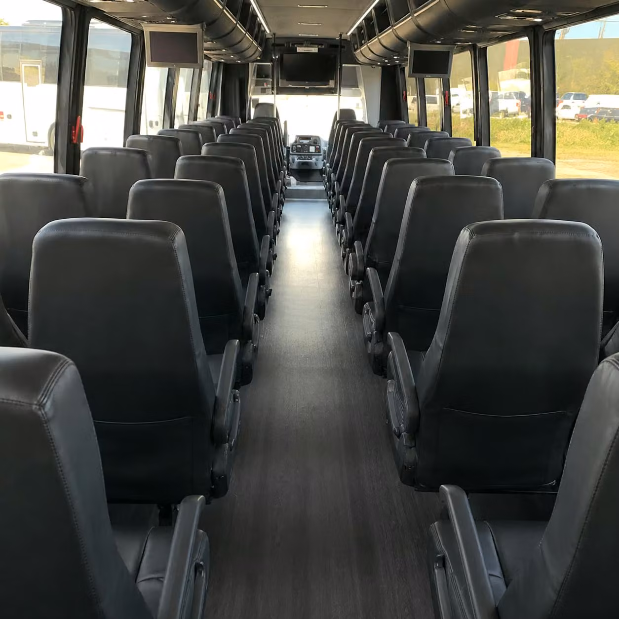 25 passenger minibus inside